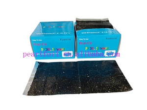 Feuilles d'aluminium gaufrées noires pour salon de coiffure, 5 x 11 pouces, pour balayage et décoloration - Product Image 4
