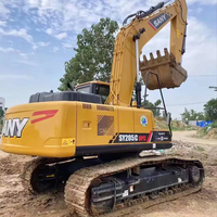 Excavatrice sur chenilles SANY d'occasion de 20 tonnes avec moteur et transmission d'origine, modèles SY135CSY16CSY75SY70SY60