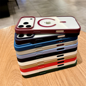 Custodia per telefono magnetica trasparente in acrilico di lusso per <span class=keywords><strong>iPhone</strong></span> 17 <span class=keywords><strong>Pro</strong></span> Max 17 Air 16 15 14 13 12 <span class=keywords><strong>11</strong></span> <span class=keywords><strong>Cover</strong></span> <span class=keywords><strong>rigida</strong></span> trasparente antiurto - Product Image 3