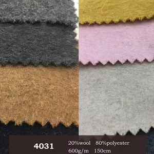Bán buôn Trắng boucle Merino dệt kim Poly Viscose <span class=keywords><strong>Polyester</strong></span> 100% len len Tweed vải cho áo cho nam giới phù hợp với Len mũ - Product Image 3