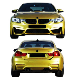 Kit carrosserie pour BMW Série 4 F32, nouveau kit de mise à niveau M4 en plastique PP avec pare-chocs avant/arrière et jupes latérales, installation par visserie - Product Image 5
