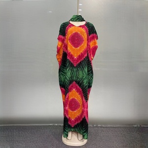 2024 nuova moda estiva ampia gonna lunga grande fascia etnica africana stampata in cotone dalle donne taglie forti - Product Image 4