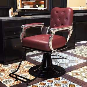 Sillón de Peluquería Japonés de Alta Gama, Ajustable en Altura, Giratorio, Puede Colocarse Boca Abajo, Sillón de Barbería - Product Image 3