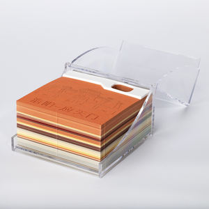 Logo personnalisé 3D bureau <span class=keywords><strong>calendrier</strong></span> et bâtiment bloc-notes signet ensemble nouveau papier papeterie cadeau pour anniversaire bloc-notes Souvenir - Product Image 5