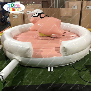 New Design <strong>Inflatable</strong> Mechanical Mini Cow <strong>Bull</strong> <strong>Ride</strong> for Kids Sale Mall - Product Image 6
