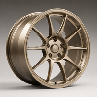 Rines Forjados de 17, 18 y 19 Pulgadas, 5x114.3 PCD, Ligeros, Diseño de Carreras de 10 Radios para Rendimiento JDM