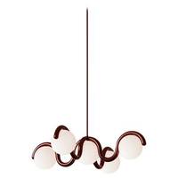 Lustre linéaire LED long en fer et verre, style nordique de luxe, à hauteur réglable, pour hôtel, salle à manger, éclairage d'îlot, design artistique créatif