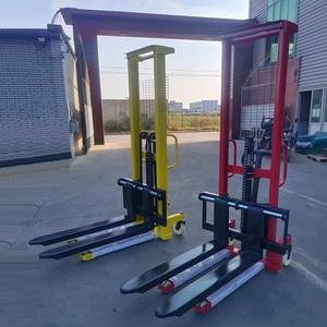 Aangepaste Hydraulische Pallet Stapelaar Heftruck Mechanische Schakelaar 1000Kg 1500 Kg 2000Kg Handmatige Lierstapelaar - Product Image 1