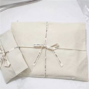 Sac cosmétique en toile de coton 100% recyclé avec fermeture éclair pour bijoux, cadeaux et rangement anti-poussière, emballage et impression écologiques - Product Image 1