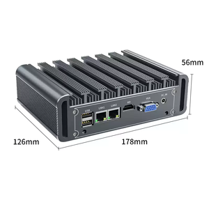 มินิพีซีอุตสาหกรรมไร้พัดลม BKHD รุ่น J6412 J4105 i5 5200U i5 7300U i7 1195G7 พอร์ต LAN คู่ พอร์ต COM คู่ - Product Image 3