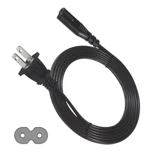 Kami Kabel Terlindung 60320 Iec C7 Konektor Plug untuk 2Pin Nema 1-15P Kabel Listrik