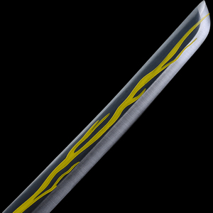 <span class=keywords><strong>Katana</strong></span> de l'Anime Populaire <span class=keywords><strong>Demon</strong></span> <span class=keywords><strong>Slayer</strong></span> Zen'itsu Agatsuma, Accessoire de Cosplay, pour Collection et Décoration - Product Image 4