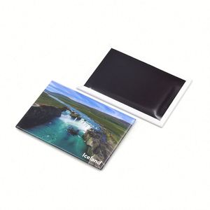 Fashion Creative Map Shape Souvenir Logo Printed Tinplate <b>Fridge</b> Magnet - Product Image 4