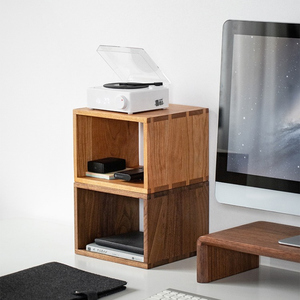Estantería Modular Multifuncional Moderna de Madera Maciza con Unión de Mortaja y Espiga, Librería de Almacenamiento para Sala de Estar, Personalizable - Product Image 1