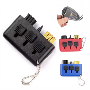 <b>3</b> in 1 Multifunction Golf Brush Club Cleaner Wholesale Retractable Golf Club Cleaning Brush - Product Image 1