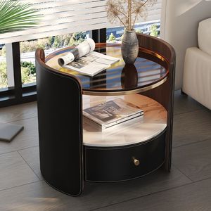 Mesita de Noche Bitinnov con Carga Rápida USB, Estilo Conciso para el Hogar, para Habitaciones de Hotel - Product Image 5