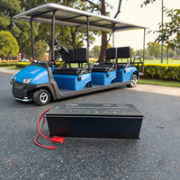 Baterai Lithium 72 Volt 72V 105Ah 200Ah Motor 10kw Baterai LiFePO4 untuk Mobil Wisata Listrik, Trailer, Go Kart, Mobil Tur