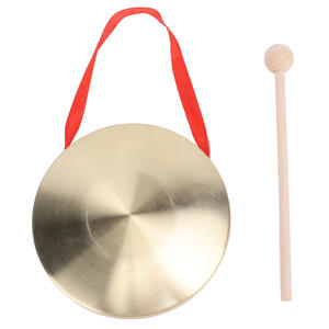 Instrument Gong Tam Tam Gong Instrument de <span class=keywords><strong>percussion</strong></span> traditionnel chinois avec maillet et ruban rouge pour <span class=keywords><strong>festival</strong></span> de mariage - Product Image 4
