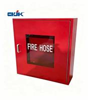 Armoire de rangement pour tuyau d'incendie en acier au carbone Jinkai avec fenêtre de visualisation, revêtement en poudre, durable et flexible, pour la protection incendie