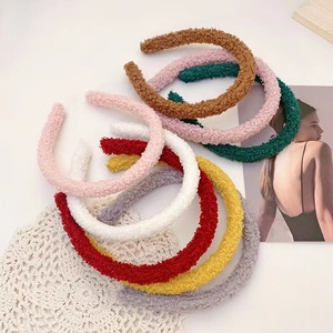 Serre-tête mignon populaire pour <span class=keywords><strong>femme</strong></span>, spécial lavage du <span class=keywords><strong>visage</strong></span>, à bord étroit, simple et fait main - Product Image 1