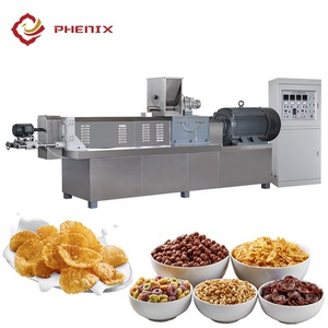 Ligne de production automatique de flocons de maïs, céréales de petit-déjeuner Corn <span class=keywords><strong>Coco</strong></span> <span class=keywords><strong>Pops</strong></span>, machines de fabrication de collations - Product Image 4