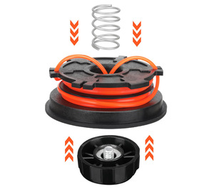 Perilla de Repuesto para Cabezal de Desbrozadora 791-153066B 791-147153 153066 para Desbrozadoras MTD Cub Cadet Troy-Bilt Murray Yard-Man - Product Image 4