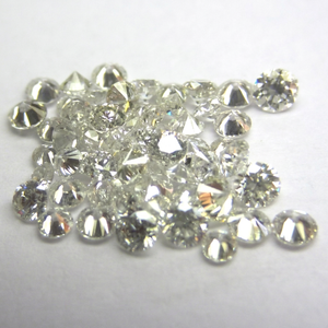 Diamants ronds brillants de 2,00 mm à 2,50 mm, clarté VS, couleur GH, diamants en vrac provenant d'un fabricant indien, diamants naturels en vrac - Product Image 2