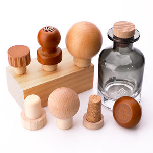Vietnam WeWood Bouchon de bouteille de vin en liège naturel en bois de hêtre personnalisé pour bouteilles de vin de luxe Couvercles Fermetures de bouteilles - Product Image 1