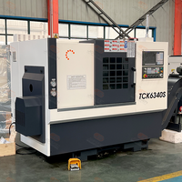 Nouveau tour CNC de précision TCK6340S à commande GSK, centre de tournage léger à broche unique pour la découpe de matériaux métalliques en alliage