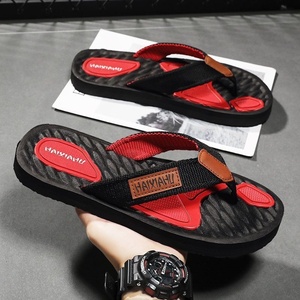 Scarpe da spiaggia Casual Sole antiscivolo in <span class=keywords><strong>gomma</strong></span> morbida antiscivolo da uomo alla moda ispirate alla celebrità di Internet per pantofole da esterno - Product Image 6