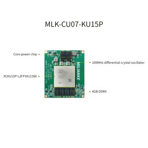 MILIANKE MLK-CU07-KU15P AMD(Xilinx)Kintex UltraScale+ Series 4GB DDR4 256Mbit FLASH Debian 0.85V Machine MLK-CU07-KU15P AMD(Xili - Product Image 3