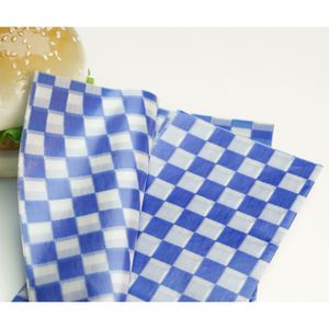 Custom Printed Coated Greaseproof Food Wrapping <b>Paper</b> Checkered Dry Waxed 2026 Sheets Packaging Jumbo <b>Roll</b> Sandwich 100% Virgin - Product Image 6