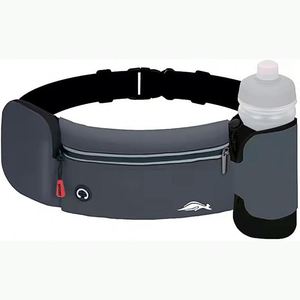 Free Sample Running <b>Belt</b> with <b>Water</b> <b>Bottles</b>, Hydration <b>Belt</b> for Men and Women, <b>Water</b> <b>Bottle</b> Holder Running Pouch <b>Belt</b> - Product Image 1