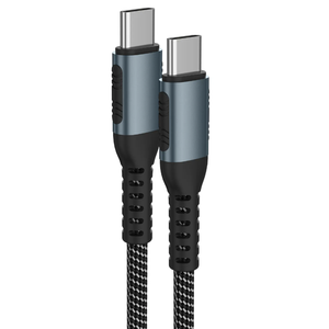 Cable de Carga USB Tipo C a Tipo C con Trenzado de Nailon de 1M 2M, Carga Rápida PD 5A 100W para Macbook, Teléfono Móvil y Portátil - Product Image 6