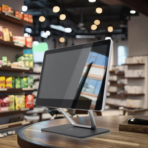 Terminal de point de vente tout-en-un pliable en aluminium de haute qualité de 15,6 pouces avec système de PDV gratuit pour le marché de détail - Product Image 1