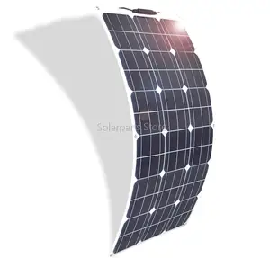 100w 200w 18v Panneaux Solaires Paneles Solares Flexibles Thin Film Marine Car Semi Flexible Solar Panels