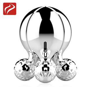 Unico Metallo A Forma di Argento Massaggiatore con Sfere di Massaggio Viso Roller Massager Del Corpo - Product Image 2