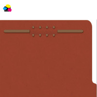 Barato 10 Por Caja Carta Tamaño 3 Divisores y Expansión Rojo Oscuro Tablero Prensado Clasificación Carpeta de Archivos