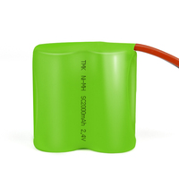 Batterie NiMH 2,4 V Sub C SC 2000 mAh (1600-3000 mAh) pour robots DIY, jouets, appareils électroménagers, approuvée MSDS