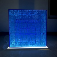 Boîte de présentation portable en acrylique transparent au design moderne, avec dimensions personnalisables