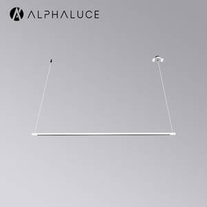 Lámpara de Oficina Colgante Cilíndrica ALPHALUCE, Iluminación Lineal Cilíndrica de Estilo Zen, Comodidad en el Lugar de Trabajo - Product Image 3