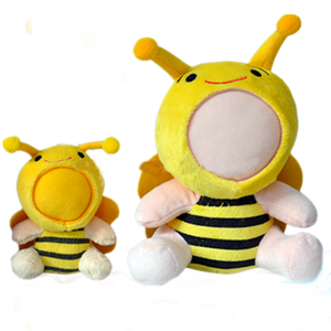 Bella personalizzato 3d faccia con peluche giocattolo animale sveglio del fumetto farcito giocattolo della peluche 3d bambola faccia - Product Image 2