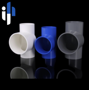 イーホン ホットセールス SCH40 プラスチック<span class=keywords><strong>PVC</strong></span>パイプ継手 ANSI DIN規格 <span class=keywords><strong>PVC</strong></span>ティー、ブルヘッドティー、レデューシングティー、雌ネジティー - Product Image 2