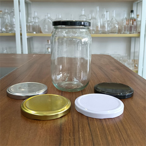 Thả 25oz Vòng 750ml Rỗng đóng hộp thủy tinh lớn lưu trữ Jar với nắp kim loại tốt cho nóng làm đầy - Product Image 1