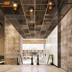 Modern Style Metal Expanded Aluminum Mesh <strong>Ceiling</strong> <strong>Tiles</strong> Waterproof <strong>Building</strong> Material Decorative Suspended <strong>Ceilings</strong> <strong>Ceiling</strong> <strong>Grid</strong> - Product Image 4