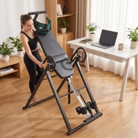 Mesa de Inversión Profesional Ajustable de Alto Rendimiento para Entrenamiento Cervical y de Espalda en Gimnasio