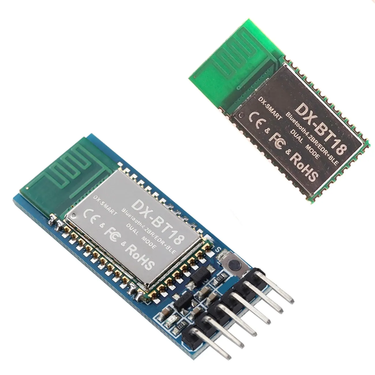DX-BT18 Serial Port Bluetooth Module Dual Mode SPP2.0 + BLE4.2 Transmission Compatible HC-05 HC-06 Slave Mode