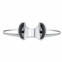 Matériel nautique en acier inoxydable AISI 316 de qualité marine, boulier de câble Bulldog pour quai de bateau, amarrage de yacht
