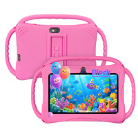 Tablette éducative pour enfants 7 pouces la plus vendue, Android 12, processeur quadricœur MTK, batterie 3000 mAh et Wi-Fi, résolution 1024x600, cadeau