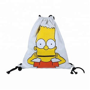 Mode Logo Personnalisé Bijoux Emballage organique Toile blanc Sac de Cordon de coton en gros coton tissu cordon baghoes - Product Image 4